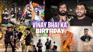 Vinay Bhai Ka Birthday Celebration  Elvish Yadav  Lov Kataria  Awanish Singh [upl. by Glenn]