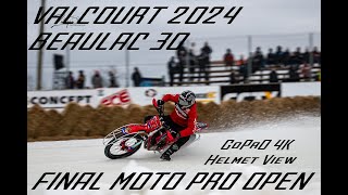 Grand Prix Ski Doo Valcourt 2024 Beaulac 30 Saturday Moto Pro Final GoPro 4K [upl. by Petrine800]