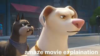 dc league of super pets movie explained in hindi  amaze movie explaination  super pets [upl. by Eirrehs314]