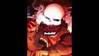 Fell Sans VS Classic Sans  Underfell VS Undertale [upl. by Kurtis563]