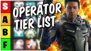 NEW Official Operator Tier List Y9S1  Rainbow Six Siege [upl. by Hannahs443]