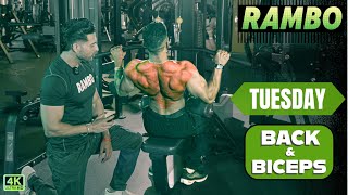 TUESDAY  Back amp Biceps RAMBO  Lean Muscle Program by Guru Mann [upl. by Ehrman]