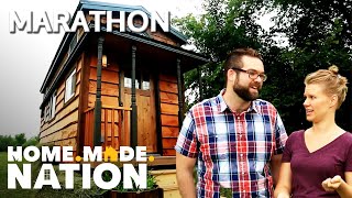 3 STUNNING TINY HOMES BEFORE AND AFTER Marathon  Tiny House Nation  HomeMadeNation [upl. by Rhines]