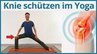 Knie schützen im Yoga ✅ hilft bei Knieschmerzen [upl. by Oijres]