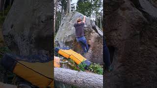 Bouldering  Bor Hyperbola 6B bouldering climbing rockclimbing [upl. by Oirtemed]