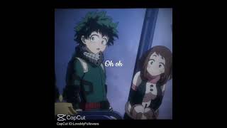 Izuku Midoriya and Ochako Uraraka edit izukumidorya ochacouraraka [upl. by Clute535]