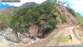 HURACÁN MARÍA en el barrio CAONILLAS de UTUADO Puerto Rico Recorrido hacia la Ruta 607 [upl. by Dubenko456]