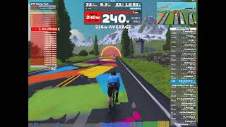 Zwift ramp test FTP 2209 [upl. by Atokad]