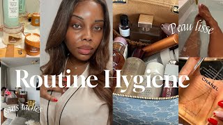 Hygiène routine routine féminité peau douce amp anti tachesK beauty glass skincare routine Dilaam [upl. by Schott]