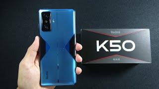 Xiaomi Redmi K50 gaming unboxing camera test antutu gaming [upl. by Aubree92]