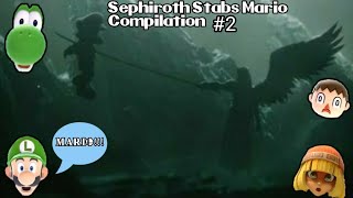 EVERYONE REACTS TO SEPHIROTH STABBING MARIO 2 Reaction Compilation [upl. by Elatnahc]