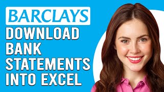 How To Download Barclays Bank Statements Into Excel How To Convert Barclays Statement PDF To Excel [upl. by Elleinwad]