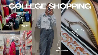 Shopping 🛍️ for medical college Hostel essentials iPad Air unboxing stationary items [upl. by Elletsirhc720]