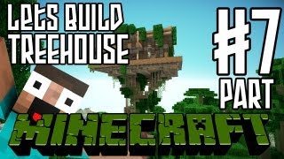 Minecraft Lets Build HD Jungle Treehouse  Part 7 [upl. by Ahsiened]