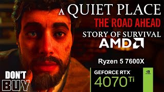 A QUIET PLACE 🔥  RTX 4070 Ti  1080p 2K Max Med Low Settings  RT ONOFF Benchmark [upl. by Gatian]