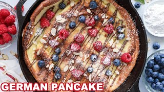 German Pancake Dutch Baby Pancake [upl. by Eniamat]