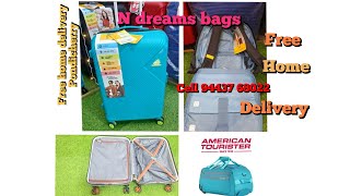 bags urgent need call any time trolley bags duffles bags backpacks n dreams bags shop pondicherry [upl. by Lednem438]