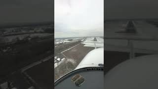 Approach ILS 03 EHBK in Winter with a Cessna Silver Eagle [upl. by Ennaylil682]