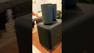 SONY SASW5 amp SARS5 🥶 sony subwoofer speaker dolbyatmos fyp viralvideo surroundsound bass [upl. by Eidoow]