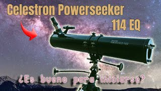 Review del telescopio Celestron Powerseecker 114 EQ [upl. by Zeculon805]