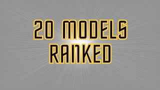 20 Star Trek Models Ranked [upl. by Jovi]