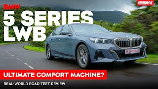 2024 BMW 5 Series LWB review  the best luxury car under 1 cr odmag [upl. by Nauqyaj348]