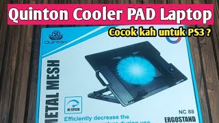 Unboxing Cooler PAD ergostand QuintonPerlukah PS3 pakai kipas laptop [upl. by Elsie419]