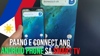 Paano e connect ang Android phone sa Smart TV  screen mirroring  tutorial [upl. by Irt]