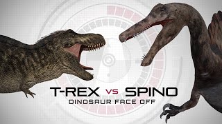 Spinosaurus Kills a TRex Spinosaurus VS TRex  Jurassic Park 3  All Action [upl. by Uolyram]