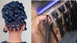 Do by yourself this knotless braids with curlyeasy method to follow [upl. by Clair]