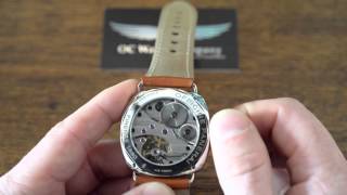 How To Wind a Manual Wind Panerai Radiomir PAM183 Manual Wind Watch [upl. by Nyladgam800]