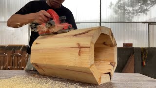 The Most Beautiful Woodworking  Crafting Unique Artistic Tables with Inventive Woodworking Concept [upl. by Zere]