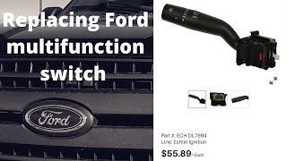 F150 Multifunction Switch Replacement  DIY  My F150 Wipers WONT SHUTOFF [upl. by Kathlin400]