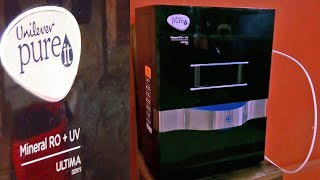 Unilever Pureit Ultima Mineral ROUV  Pureit Smart Water Purifier Installation  How it works [upl. by Releyks]