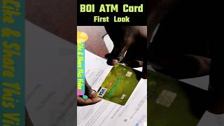 BOI ATM  Debit Card Card First Look shorts [upl. by Roxy611]