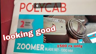 New polycab ZOOmer बहुत ही अच्छा सीलिंग फैन [upl. by Sunday120]