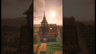 Minecraft Medieval Town Hall Timelapse minecraft medieval townhall timelapse [upl. by Ordisy]