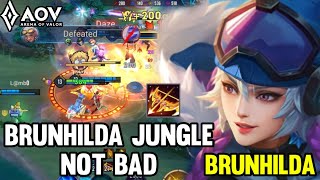 AOV  BRUNHILDA GAMEPLAY  IN JUNGLE NOT BAD  ARENA OF VALOR LIÊNQUÂNMOBILE ROV COT [upl. by Liborio]