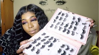 25mm LASHES FROM ALIEXPRESS TRY ON ON SMALL EYES I was shocked [upl. by Alli]