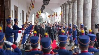 Visita Oficial a la República del Ecuador  Ceremonia de Cambio de Guardia [upl. by Yeldar77]