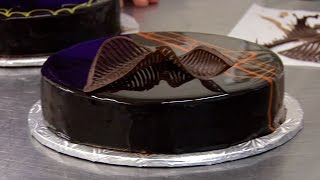 How To Make Perfect Chocolate Mirror Glaze  Miroir amp Tempering [upl. by Pip]