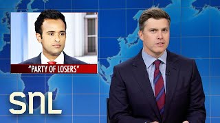 Weekend Update Ramaswamy Calls GOP Party of Losers Ivanka Testifies in Fraud Trial  SNL [upl. by Giordano646]