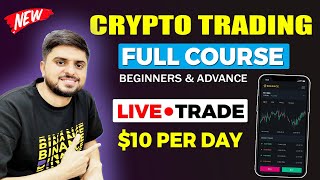 🔴 Crypto Trading Course For Beginners 2024  Crypto Se Paise Kaise Kamaye [upl. by Ayamat]