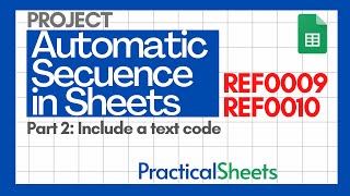 How to generate a Serial number or Sequence number in Google Sheets Part 2  Leading Zeros [upl. by Joachima570]