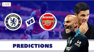 🔥 Chelsea vs Arsenal London Derby PREDICTIONS 🌶️ Saka vs Palmer 💥 [upl. by Kelula452]