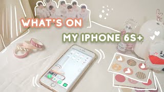 WHATS ON MY IPHONE 6S 🌈 productivity apps and hacks  Indonesia [upl. by Tisbe671]