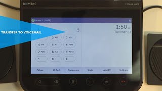 6940 Phone Transferring a Call To Voicemail [upl. by Siuqramed]