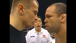 Wanderlei Silva vs Mirko Cro Cop Pride 20 Armed and Ready  First Fight [upl. by Karrah]