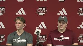 UMass Hockey  Player Post Game Press Conference vs UAA  120823 [upl. by Pandora]