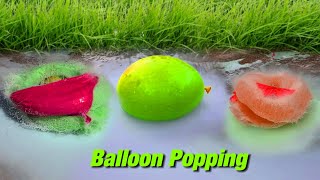 Incredible Water Balloon Colorful Popping [upl. by Culbertson]